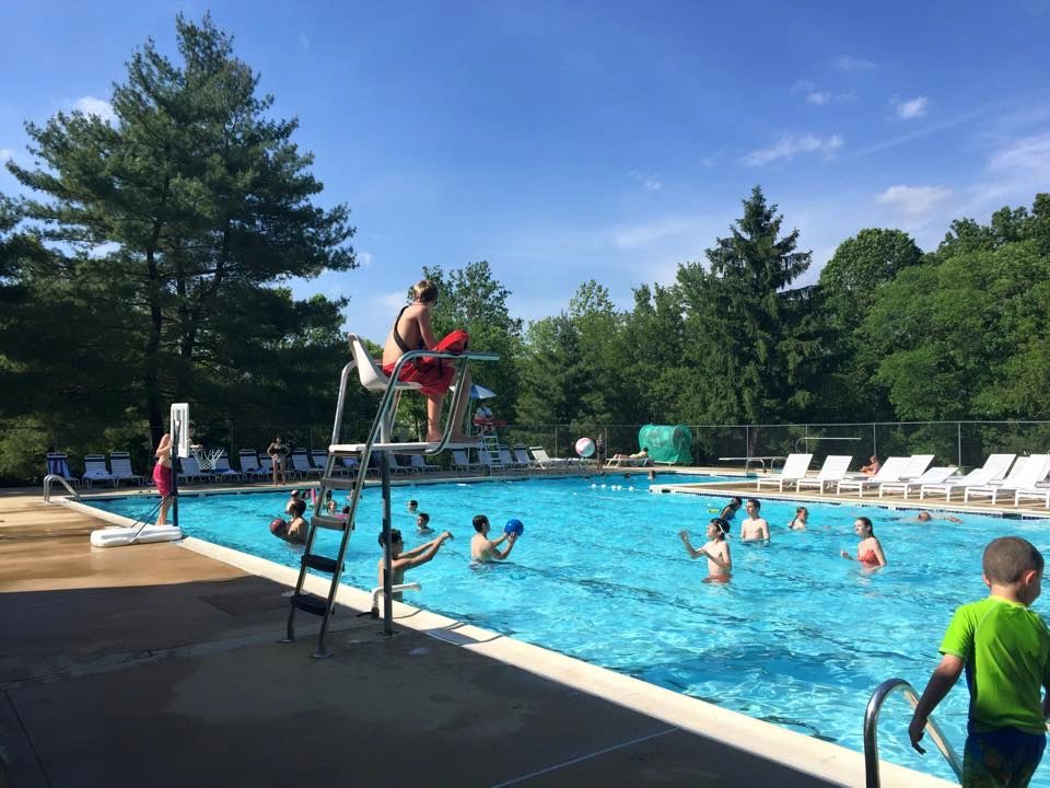 Lifeguard watching over the pool